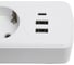 Удлинитель STEKKER 3-местный c/з 3x1 мм2, 3 м, 250В, 10А, 2USB+1Type-C 2,4А, серия Home, белый HM08-33-02, 49977 8