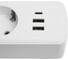 Удлинитель STEKKER 4-местный c/з 3x1 мм2, 1,8 м, 250В, 10А, 2USB+1Type-C 2,4А, серия Home, белый HM08-43-02, 49971 8
