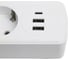 Удлинитель STEKKER 4-местный c/з 3x1 мм2, 3 м, 250В, 10А, 2USB+1Type-C 2,4А, серия Home, белый HM08-43-02, 49978 10