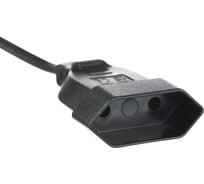 Удлинитель idealim 1,5 м, электрический, бытовой, шнур, на 1 вилку kabel-150-black