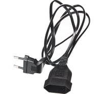 Удлинитель idealim 0,5м, электрический, бытовой, шнур, черный, на 1 вилку kabel-50-black