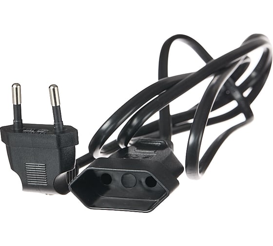 Удлинитель idealim 0,5м, электрический, бытовой, шнур, черный, на 1 вилку kabel-50-black