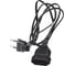 Удлинитель idealim 0,5м, электрический, бытовой, шнур, черный, на 1 вилку kabel-50-black 1