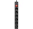 Сетевой фильтр Filum FL-SP6-5.0M-16 4000 Вт., 6 розеток, защитные шторки, шнур 5.0 м., черный, 00-01099766 1