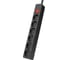 Сетевой фильтр Filum FL-SP6-5.0M-16 4000 Вт., 6 розеток, защитные шторки, шнур 5.0 м., черный, 00-01099766 5
