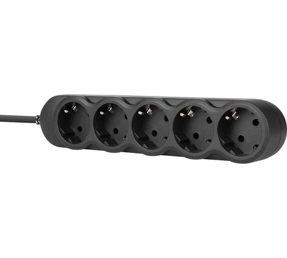 Сетевой фильтр Filum 2200 Вт., 5 розеток, шнур 1.8 м. с вилкой IEC60320 C14, черный FL-SP3-5-1.8M-BL2-UPS