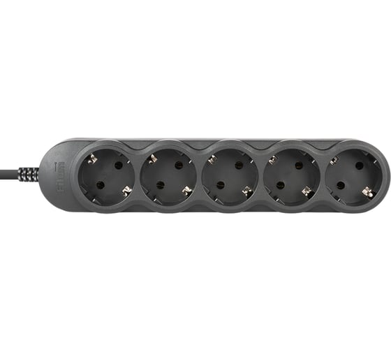 Сетевой фильтр Filum 2200 Вт., 5 розеток, шнур 0.5 м. с вилкой IEC60320 C14, черный FL-SP3-5-0.5M-BL2-UPS