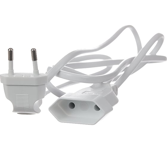 Удлинитель 5 м электрический бытовой белый на 1 вилку idealim kabel-500-white 1