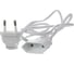 Удлинитель 3 м электрический бытовой белый на 1 вилку idealim kabel-300-white 1