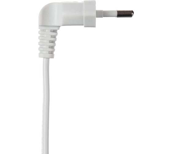 Удлинитель 2 м электрический бытовой шнур белый на 1 вилку idealim kabel-200-white