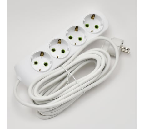 Удлинитель Lezard LETITIA с заземлением 4 входа 5 метра 721-0405-401