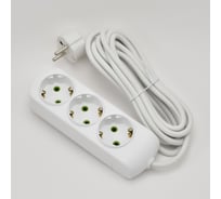 Удлинитель Lezard LETITIA с заземлением 3 входа 3 метра 721-0303-301