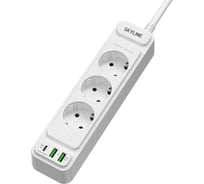 Сетевой фильтр SKYLINE с USB зарядкой USP-350 White PD3.0 S00003682