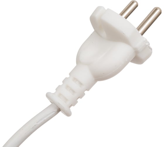 Удлинитель бытовой SLP electrics без заземления с выключателем, 3 гнезда, 3 метра, IP20, 10А, 2200 Вт, ПВС 2х1,0, от +1С до +35С 3202-00050