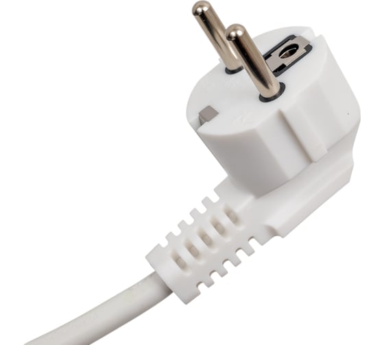 Удлинитель бытовой SLP electrics с заземлением с выключателем, 3 гнезда, 3 метра, IP20, 10А, 2200 Вт, ПВС 3х1,0, от +1С до +35С 3203-00050