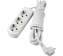 Удлинитель Lezard LETITIA с заземлением 3 входа 5 метров 721-0305-301