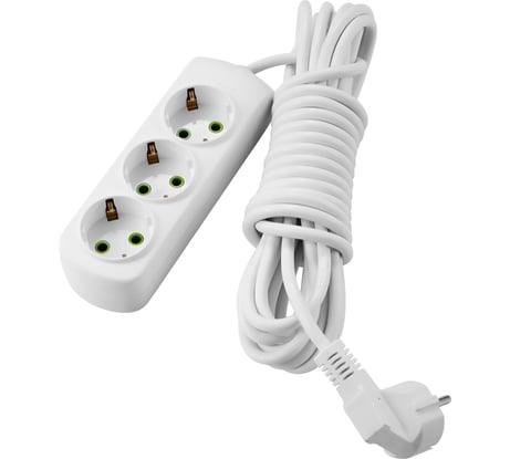 Удлинитель Lezard LETITIA с заземлением 3 входа 5 метров 721-0305-301