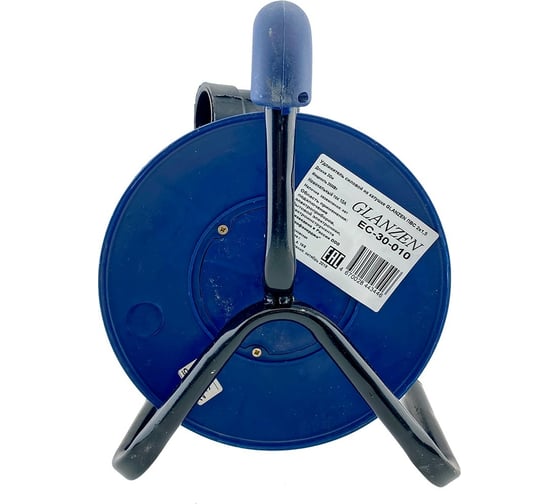 Силовой удлинитель на катушке Glanzen ПВС 2х1,5 арт. EC-30-010 00-00006538