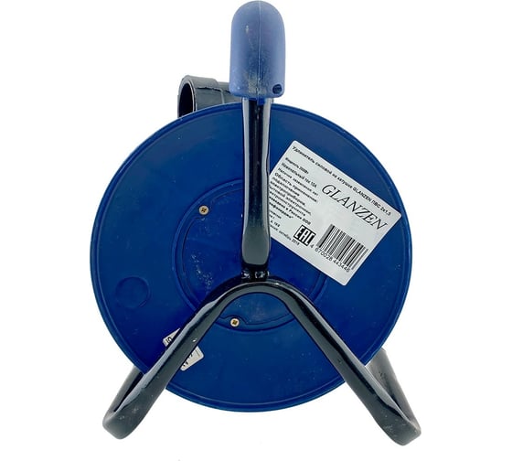 Силовой удлинитель на катушке Glanzen ПВС 2х1,5 арт. EC-40-010 00-00006539