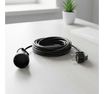 Удлинитель-шнур PROGIX 2 метра КГ 3x1.5 черный PG140
