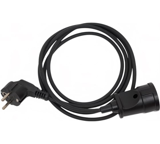 Удлинитель-шнур PROGIX 2 метра КГ 3x1.5 черный PG140