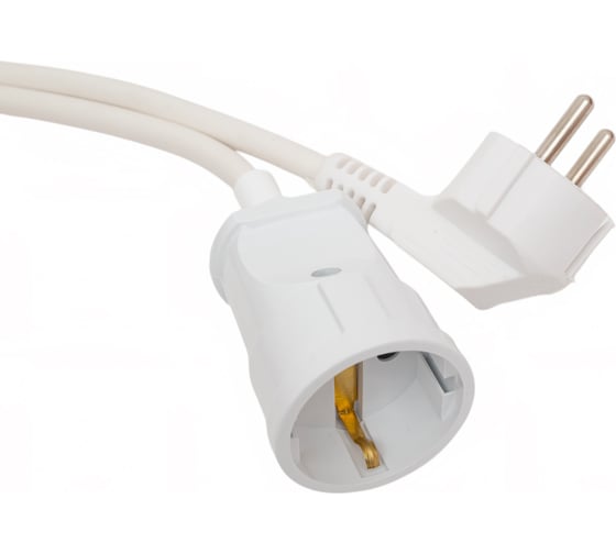 Удлинитель-шнур PROGIX 3 метра ПВС 3x1.5 белый PG126