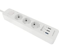 Удлинитель с USB зарядкой HARPER UCH-340 White QC3.0 H00002821