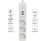 Удлинитель с USB зарядкой HARPER UCH-315 White H00002825 1