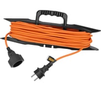 Удлинитель-шнур силовой Denzel Garden Series, ПВС, 20м, 1 розетка 3x1,5 мм 37408