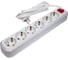 Удлинитель MAKEL 6x2 м, с заземлением И ВЫКЛ. MGP232 5