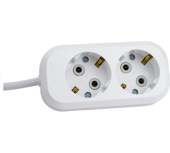 Удлинитель MAKEL 2x10 м, с заземлением MGP118