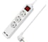 Удлинитель сетевой TDM ELECTRIC 3 розетки, 2 USB 2,4А, 3 м, с выключателем, з/к, ПВС 3х0,75 мм2 10А 250В белый SQ1303-0304 1