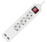 Удлинитель сетевой TDM ELECTRIC 3 розетки, 2 USB 2,4А, 3 м, с выключателем, з/к, ПВС 3х0,75 мм2 10А 250В белый SQ1303-0304 2