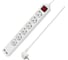 Удлинитель сетевой TDM ELECTRIC 6 розеток 2 USB 24А 15 м с выключателем з/к ПВС 3х075 мм2 10А 250В белый SQ1303-0306 1