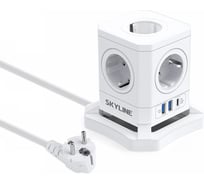 Сетевой фильтр SKYLINE USP-720 White PD3.0 S00003674