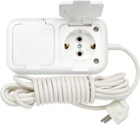 Удлинитель Bylectrica 2-местная с заз.конт. У10-220 3.5м