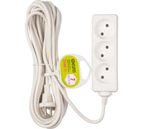 Удлинитель ФАZА3х7м 10А IP20 FE075-03-700 2.2кВт ПВС 2х0.75 защ. шторки 5032347