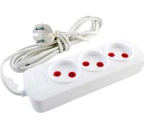 Электрический удлинитель Веллконт У10-447 (ШВВП) 3 входа, 7 метров, в индивидуальной упаковке 48984