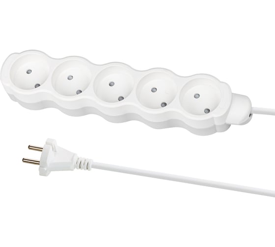 Удлинитель бытовой TDM ELECTRIC Люкс 5 гнезд, 3 м, б/з, с з/ш, ПВС 2х0,75 мм2, 6 А, 250 В, 1400 Вт TDM ELECTRIC SQ1303-4012 1