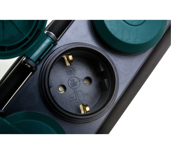 Удлинитель Electraline 4Р с выключателем H07RN-F 3x1,5-4М 16А 62085