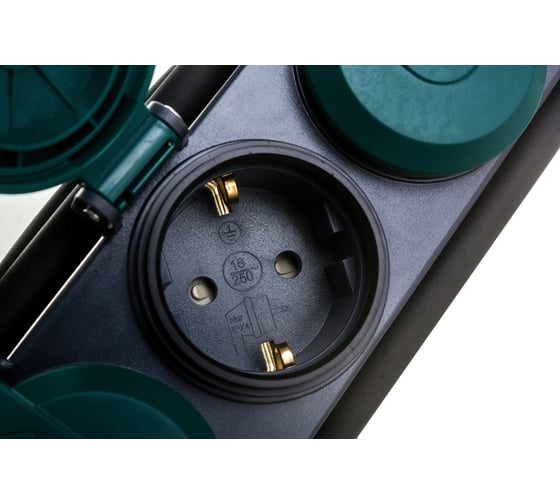 Удлинитель Electraline 4Р с выключателем H07RN-F 3x1,5-1,8М 16А 62185