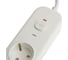 Сетевой фильтр STEKKER 5-местный с/з 3x1мм2, 1,8 м, 250В, 16А, 2 USB-A+2 Type-C, серия Nova, белый, 50102 3