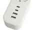 Сетевой фильтр STEKKER 5-местный с/з 3x1мм2, 1,8 м, 250В, 16А, 2 USB-A+2 Type-C, серия Nova, белый, 50102 4