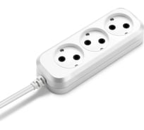 Сетевой удлинитель BURO BU-PSL3.3/W 3м, 3 розетки, белый, пакет ПЭ 475337