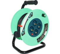 Удлинитель на катушке Jilion UK-4g-50m-Z с 4 евророзетками (с/з) 50м 9535049