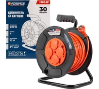 Удлинитель на катушке Forsage с розетками 30м (220В, 3х1мм²,10А,4 розетки) F-1004-30(57842)