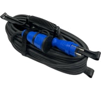 Удлинитель силовой iTOK тип SUR серии iCONNECT COLOR на рамке без земли КГтп-ХЛ 2х1,5 мм 1 гнездо IP44 ГОСТ цвет синий 30 мi-CONNECT-COLOR-SUR-KG-215-1-44-30-BLUE