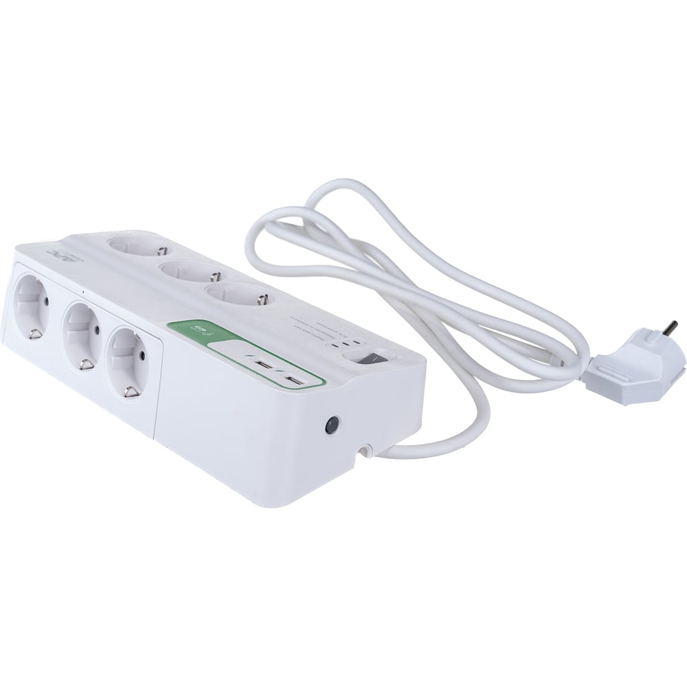 Сетевой фильтр APC Essential SurgeArrest 6 outlets, with 5V, 2.4A 2 ...