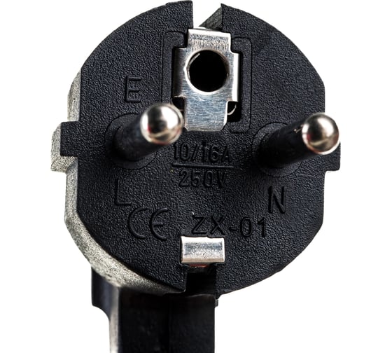 Удлинитель ExeGate ECE-6-5B 6 евророзетки с заземлением, 5м, черный 285834