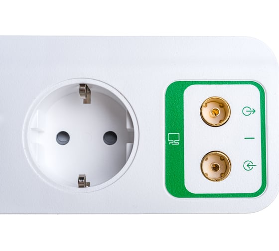 Сетевой фильтр APC Essential SurgeArrest 5 outlets, with Coax Protection 230V Russia PM5V-RS